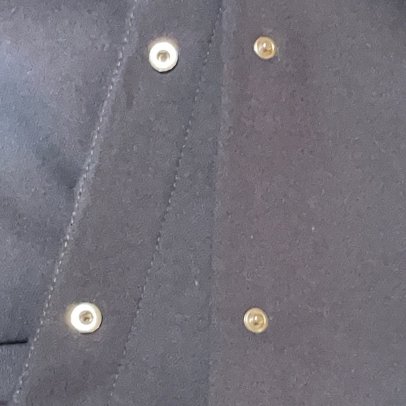 Navy With Embroidered Detachable Collar Blazer - Picture 12 of 16